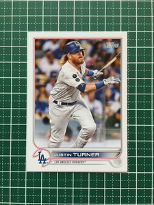 ★TOPPS MLB 2022 SERIES 1 #257 JUSTIN TURNER［LOS ANGELES DODGERS］ベースカード「BASE」★