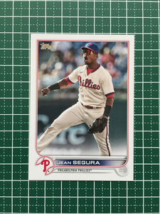 ★TOPPS MLB 2022 SERIES 1 #178 JEAN SEGURA［PHILADELPHIA PHILLIES］ベースカード「BASE」★