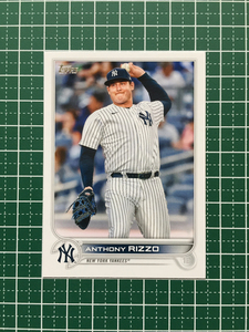 ★TOPPS MLB 2022 SERIES 1 #242 ANTHONY RIZZO［NEW YORK YANKEES］ベースカード「BASE」★