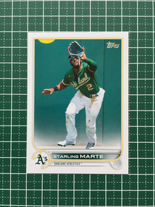 ★TOPPS MLB 2022 SERIES 1 #305 STARLING MARTE［OAKLAND ATHLETICS］ベースカード「BASE」★