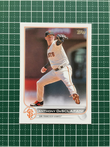 ★TOPPS MLB 2022 SERIES 1 #137 ANTHONY DESCLAFANI［SAN FRANCISCO GIANTS］ベースカード「BASE」★