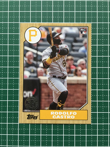 ★TOPPS MLB 2022 SERIES 1 #T87-26 RODOLFO CASTRO［PITTSBURGH PIRATES］インサートカード「1987 BASEBALL 35th ANNIVERSARY」「RC」★