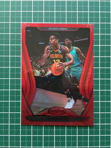 ★PANINI 2020-21 NBA CERTIFIED #108 DE'ANDRE HUNTER［ATLANTA HAWKS］RED MIRROR パラレル版★