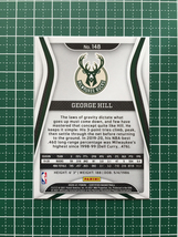 ★PANINI 2020-21 NBA CERTIFIED #148 GEORGE HILL［MILWAUKEE BUCKS］ベースカード★_画像2