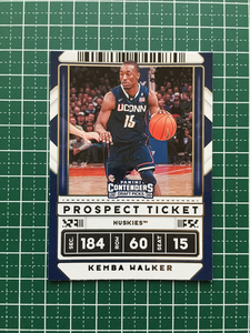 ★PANINI 2020-21 NBA CONTENDERS DRAFT PICKS #9 KEMBA WALKER［UCONN HUSKIES］ベースカード「PROSPECT TICKET VARIATION」★