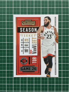 ★PANINI 2020-21 NBA CONTENDERS #90 FRED VANVLEET［TORONTO RAPTORS］ベースカード「SEASON TICKET」★