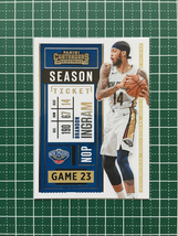 ★PANINI 2020-21 NBA CONTENDERS #21 BRANDON INGRAM［NEW ORLEANS PELICANS］ベースカード「SEASON TICKET」★_画像1