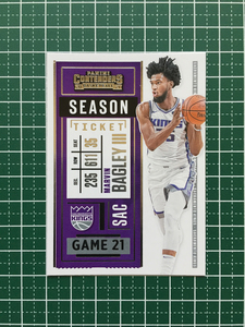 ★PANINI 2020-21 NBA CONTENDERS #19 MARVIN BAGLEY III［SACRAMENTO KINGS］ベースカード「SEASON TICKET」★