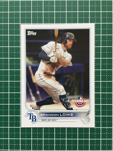 ★TOPPS MLB 2022 OPENING DAY #12 BRANDON LOWE［TAMPA BAY RAYS］ベースカード「BASE」★