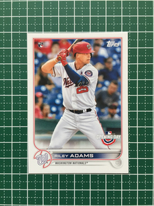 ★TOPPS MLB 2022 OPENING DAY #83 RILEY ADAMS［WASHINGTON NATIONALS］ベースカード「BASE」ルーキー「RC」★