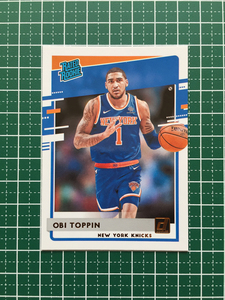 ★PANINI 2020-21 NBA DONRUSS #229 OBI TOPPIN［NEW YORK KNICKS］ベースカード「RATED ROOKIE」ルーキー「RC」★