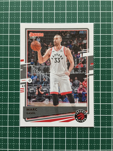 ★PANINI 2020-21 NBA DONRUSS #144 MARC GASOL［TORONTO RAPTORS］ベースカード「BASE」★