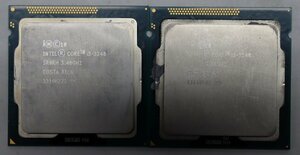 2個セット クリックポスト 【ジャンク扱い】 Intel CPU Core i3 3240 3.40GHz FCLGA1155 PCパーツ パソコン インテル I051707