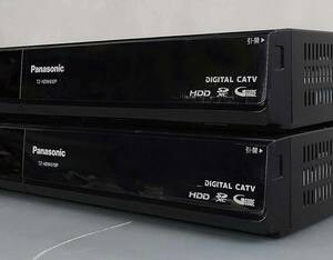 2台セット STB 録画OK Panasonic TZ-HDW610P HDD500GB内蔵 CATV セットトップボックス ケーブル 地デジチューナー パナソニック S051202
