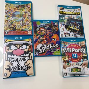 wii u スプラトゥーン game&wario ニンテンドーランド ご当地鉄道 wiiparty セット Wiiソフト