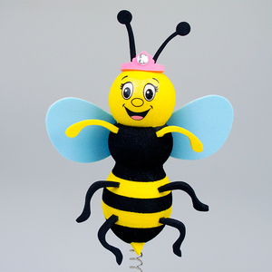 女王 蜂 アンテナボール アンテナトッパー 車 目印 カスタム ハチ 蜜蜂 ミツバチ かわいい USA アメ雑 定形外