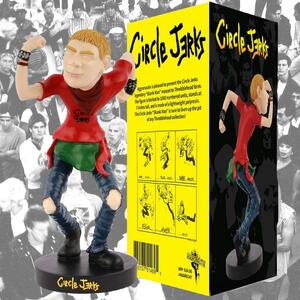 ★サークル ジャークス フィギュア Circle Jerks Skank Man Limited Edition Throbblehead 7inc 首振りドール 正規品!black flag punk hc