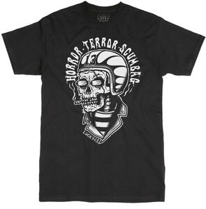 ★ラッキー13 Tシャツ LUCKY13 SCUMBAG 黒S 新品 rockers cafe racer ロウブロー アート fink