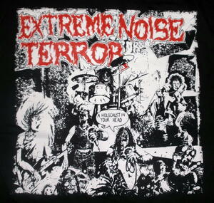 ★エクストリーム ノイズ テラー Tシャツ Extreme Noise Terror HOORLOCAUST - M 正規品 ENT クラスト Chaos U.K. concrete sox ripchord