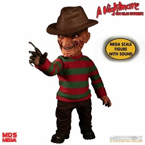 ★エルム街の悪夢 フレディ フィギュア A Nightmare on Elm Street Freddy Krueger Talking Mega-Scale Doll MEZCO