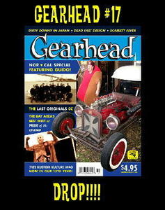 ★ギアヘッド マガジン #17 GEARHEAD MAG 雑誌 Dirty Donny! punk von dutch hot rod