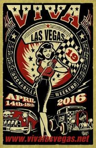 ★Viva Las Vegas #19 ポスター Vince Ray! rockabilly ロカビリー stray cats