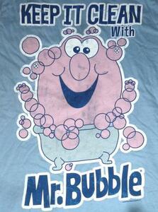 ★ミスター バブル Tシャツ MR.BUBBLE CLEAN - M 正規品 バス アメキャラ シャンプー