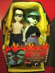 ★リビング デッド ドール Living Dead Dolls , Psycho - billies ! 開封品 フィギュア tattoo サイコビリー 刺青 人形