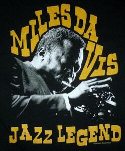 ★マイルス デイヴィス Tシャツ Miles Davis LEGEND - S 正規品 jazz ジャズ be bop