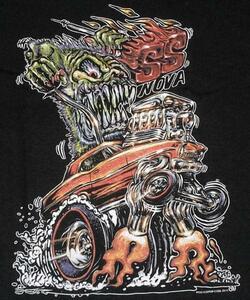 ★ヴォン フランコ Tシャツ Von Franco NOVA - L 新品! シボレー chevy