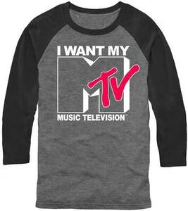 ★MTV ベースボールTシャツ Music Television - S 正規品 Buggles