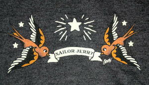 ★セーラー ジェリー パーカ Ladys - M 新品 Sailor Jerry Swallow 燕