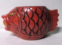 ★Trader Vic's トレーダー ヴィックス Gold Koi Fish ティキ マグ ! Tiki mug 雑貨 金魚 錦 鯉_画像2