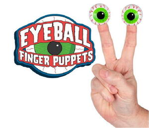 ★アイボール フィンガー パペット 6個セット Eyeball Finger Puppets 目玉 指人形 TOY