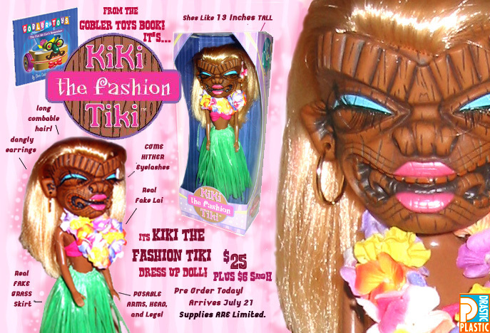 ★ KIKI the FASHION Tiki ティキ ドール Gobler Toys 人形 Doll! barbie style hot rod hawaii 雑貨 フィギュア