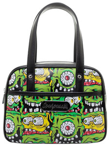 ★SOURPUSS ボウラー バッグ ! FINK FACES Bowling Bag 新品・正規品 hot rod punk tattoo rat rockabilly