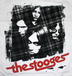 ★イギー アンド ザ・ストゥージス Tシャツ Iggy Pop & The Stooges Faces 白S 正規品! the damned punk dead boys