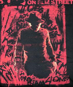 ★エルム街の悪夢 Tシャツ フレディ A Nightmare On Elm Street FREDDY SILHOUETTE - L 新品 正規品 ホラー 映画