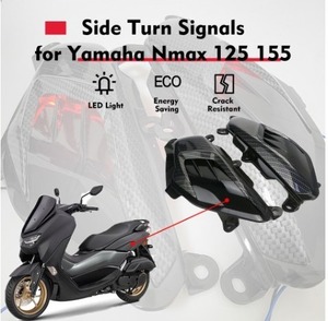 **[ super-discount!!] Yamaha NMAX LED side cover side cowl carbon style [ red / blue ]**