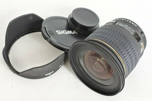 ▼SIGMA シグマ 20mm F1.8 EX DG ASPHERICAL レンズ Pentax用マウント Φ82 前後キャップ フード付属 ペンタックス