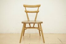 希少 ビンテージ ercol アーコール スタッキングチェア ダブルバック レッドラベル 子供椅子 腰掛け イギリス 英国 クラシック シャビー_画像2