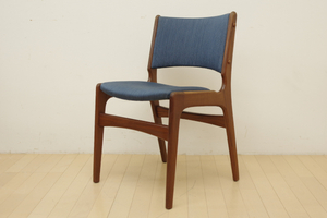  Северная Европа Дания производства Vintage щеки чистота стул стул стул ткань голубой A