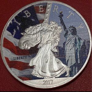 銀貨 アメリカ 2017年 自由の女神像記念銀貨 大型銀貨 レプリカ