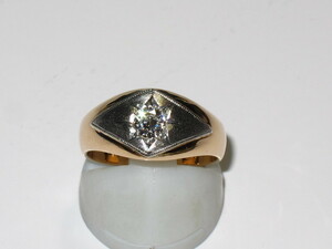 * discount # ring # prompt decision # diamond 0.22ct#K18* platinum Pt850#7.8g#14 number # secondhand goods #