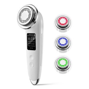 美顔器 イオン導入 イオン導出 ems 赤光エステ 青光エステ 緑光エステ 温熱ケア アイケア 5段階調節 毛穴 汚れとり 角質ケア