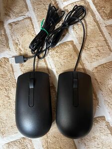 DELL 光学式マウス USB 2個セット販売　