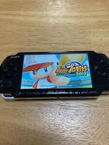 【動作確認済】PSP3000 本体 充電器 パワプロ2012付 PSP-3000 PSP本体 SONY
