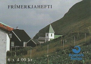 フェロー諸島 1993 教会 切手帳