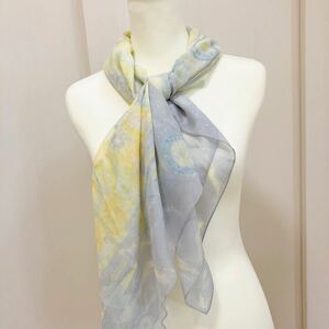  silk scarf large size scarf large size scarf silk 100% floral print lame . color on goods beautiful goods 