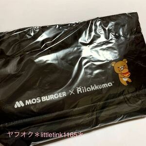 Mos Burger 2022 Lucky Bag Rilakkuma Пушистая сумка для сумки Moss Lucky Bag Goods Kaban